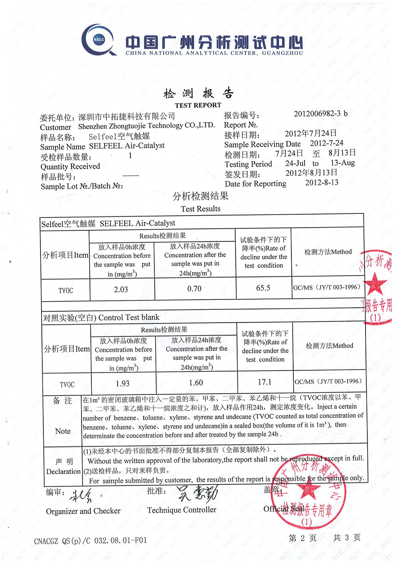 TVOC去除性检测报告(图2)